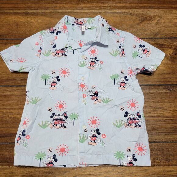 Disney X Jamie & Jack Toddler Button Up Blue Shirt - Size 2T - Picture 1 of 5